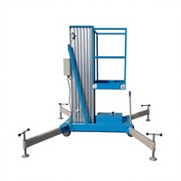 Nacelle élévatrice monomât en aluminium ou nacelle télescopique en alliage d'aluminium pour travaux en hauteur