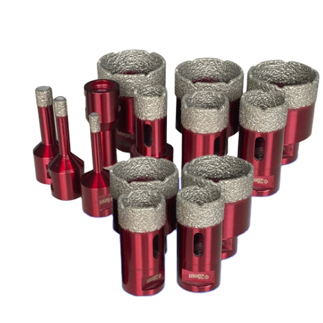 6 - 125 мм вакуумных паяных Алмазного Сверла m14 плитка кольцевая пила алмазных корончатых сверл сверла для плитки Гранит Мрамор дрель