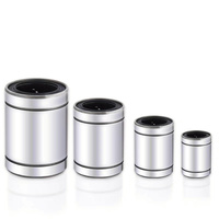 Roulements linéaires LM8UU en acier chromé 59-63 HRC, axe de 55 mm pour imprimante 3D, pièces CNC