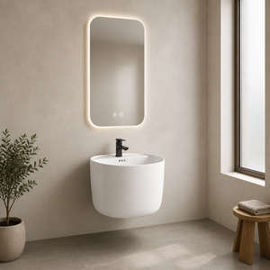 <span class=keywords><strong>Lavabo</strong></span> Sospeso che Lascia il <span class=keywords><strong>Scarico</strong></span> <span class=keywords><strong>a</strong></span> Terra Libero Sotto il <span class=keywords><strong>Lavabo</strong></span>, Senza Base, Senza Pannello, Senza Rimuovere il <span class=keywords><strong>Scarico</strong></span>, Facilmente Accessibile - Product Image 1