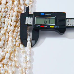 Offre Spéciale en gros 6-7mm perle d'eau douce en forme de riz naturel pour la fabrication de bijoux - Product Image 4