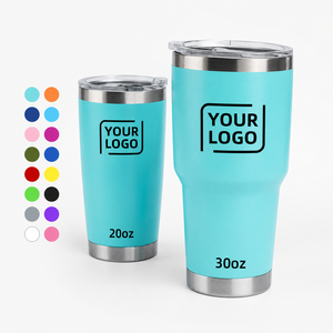 Custom Stainless Steel <b>Double</b> <b>Wall</b> Vacuum Insulated Tumbler 20oz/30oz 12-24hr Thermal Insulation BPA Free Lid Travel Coffee <b>Mug</b> - Product Image 1