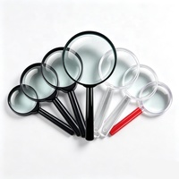 25mm 40mm 50mm 60mm 75mm Portable Pocket Reading Glass Optical Handheld Magnifier