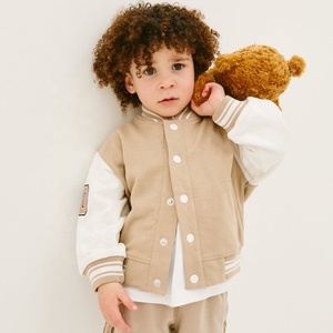 Logo personnalisé chenille broderie vêtements d'extérieur <span class=keywords><strong>veste</strong></span> unisexe enfants bébé garçon Baseball Varsity vestes - Product Image 5