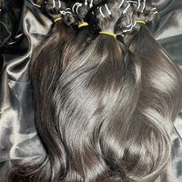 Cabello Remy Virgen Vietnamita al por Mayor, Doble Trama a Máquina, 8 Pulgadas, Solo Colores Más Oscuros, Paquetes Lisos SDD Vietnam Bone Straight