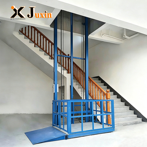 Piattaforma Elevatrice Idraulica a Quattro Colonne <span class=keywords><strong>per</strong></span> Trasporto Merci, Ascensore <span class=keywords><strong>per</strong></span> Carichi Esterno - Product Image 5