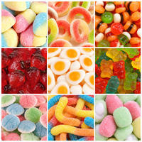 Bonbons Lechao en gros, multicolores, en forme de vers, saveur fruitée acidulée, bonbons gélifiés halal