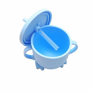 Libre de BPA SpillProof tazas Niño a prueba de fugas bebedor de silicona bebé taza paja - Product Image 4