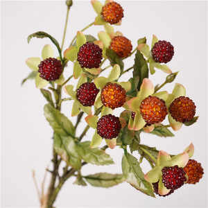 Bouquets de framboises sur le thème de l'automne Style <span class=keywords><strong>simple</strong></span> décorations pour la maison Fruits artificiels Arrangements de fleurs de mariage en gros - Product Image 5