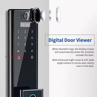 Inteligente Tuya impermeable aluminio seguridad Bluetooths conectividad huella digital contraseña WiFi cerradura inteligente