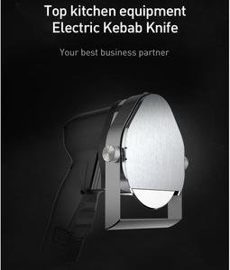 Cortador de kebab eléctrico de Turquía, batería de litio recargable de mano, <span class=keywords><strong>cuchillo</strong></span> rebanador de kebab especial de Oriente Medio - Product Image 5