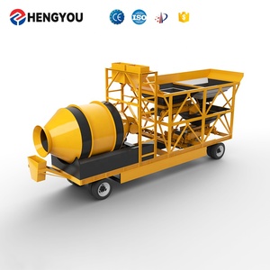 Planta Mezcladora de Concreto Mini, 100m3/h, Precio de Planta Mezcladora de Concreto, Planta de Concreto Móvil - Product Image 1