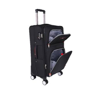 Maleta de Viaje de 24 Pulgadas, Gran Capacidad, Maleta de 32 Pulgadas, Cierre de Cremallera Moderno, Bolsa de Viaje con Ruedas, Maleta con Ruedas Giratorias - Product Image 5