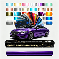 Film de protection automobile TPU imperméable à motif personnalisé, flexible, auto-réparant, à changement de couleur, pour enveloppement intégral de véhicules