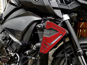 Accesorios de motocicleta, cubierta de rejilla de radiador lateral, Protector para Yamaha <span class=keywords><strong>MT10</strong></span>, MT 10, 2018, FZ07, FZ, 07, 2013, 2021, 2009, <span class=keywords><strong>2017</strong></span> - Product Image 6