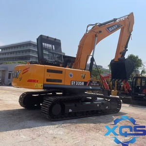 Excavatrice d'occasion Sany SY335H 33 tonnes, engin de terrassement avec PLC, moteur Isuzu, boîte de vitesses, pompe et roulement - Product Image 6