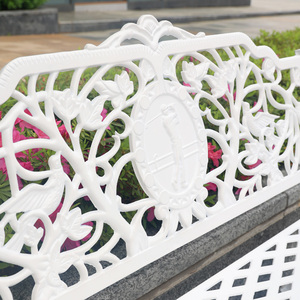 Parco nuovo design panche moderne giardino <span class=keywords><strong>esterno</strong></span> panca in metallo da giardino patio in acciaio fuso in alluminio cortile sedia da <span class=keywords><strong>esterno</strong></span> panche - Product Image 5