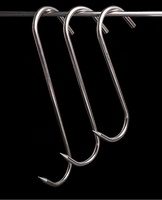 Acier inoxydable S-Type Bacon Séchage Conservé Poisson Rôti Canard Saucisse Porc Viande S Crochet Pour Suspendre