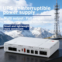 Mini DC UPS untuk Router WiFi, Catu Daya 12V dengan Poe 5V 9V 12V, Baterai Lithium Fase Tunggal