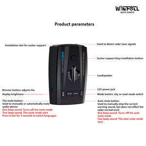 Detector de Radar Láser RAD1000 para Auto, Largo Alcance X/Ka/KU/ST/CT/Láser VG-2, Inmune a Interferencias, Silencioso, con Memoria, Multimodo, Soporte de Ventosa, Video 4K - Product Image 4