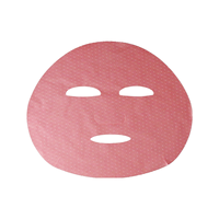 Masque facial en hydrogel rouge rubis, texture gel bio-collagène pour les marques de soins de la peau