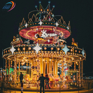 Carrusel de parque temático de diseño especial Paseos Diversión <span class=keywords><strong>Luna</strong></span> <span class=keywords><strong>Park</strong></span> Machine Equipment Merry Go Round para la venta - Product Image 3