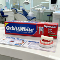 Orbit & White Personnalisable 100g Original Menthe Fluorure Herbal Dentifrice Formule Enzymatique Blanchiment Efficace Réduire Les Dents Dent