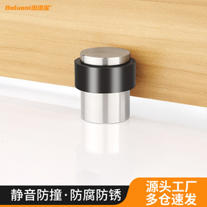 Tianjun Stainless Steel Door Stop Floor <b>Mount</b> Mushroom Head Anti Collision Gate <b>Block</b> Minimalist Design Easy Installation - Product Image 2