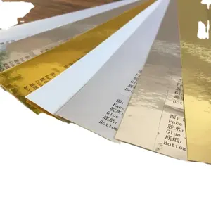 Custom Single Sided Gold Aluminum Foil PET Film Glossy Waterproof Silicone Adhesive Direct from Manufacturer