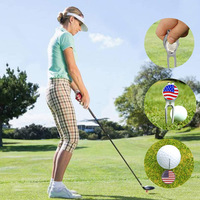 Porte-marqueur de balle premium avec clip ceinture, outil de réparation de gazon de golf, outils de divot de golf