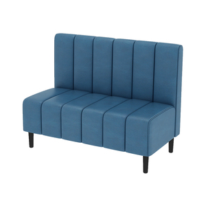 Juego de Muebles Modernos para Restaurante con Sillas de Cuero PU, Mesas de Imitación de Mármol, Estructura Metálica, Diseño Contemporáneo para Cafetería o Comedor - Product Image 6