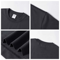 100% Katun Sablon Sutra Kustom Rajutan Padat Ramah Lingkungan Bernapas Streetwear Boxy Oversized Heavyweight