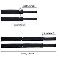 Kit de Contrainte BDSM Réglable pour Jambes et Poignets, Menottes, Sangles et Menottes de Cuisse pour Couples Débutants, Ensemble de Jeu SM