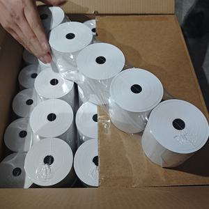 ม้วนกระดาษความร้อน55gsm 45gsm 48gsm สำหรับเครื่อง POS ม้วนกระดาษความร้อนเอทีเอ็ม - Product Image 1