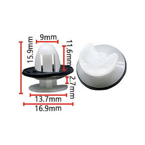 <b>Door</b> Panel <b>Protector</b> D483 15.9mm 16.9mm PA66 Auto Fastener For Repair Replacement - Product Image 1