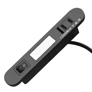 Home eingebettete USB-Buchse mit Nachtlicht Schreibtisch Couch tisch Nachttisch Reihen stecker Multifunktion buchse