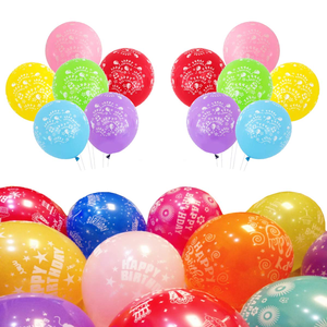 Wholesale Manufacturers Various Birthday Decoration Printed Latex Party <b>Customize</b> Personalized <b>Custom</b> Advertising Logo <b>Balloon</b> - Product Image 1