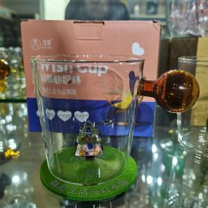 Figura de flamenco en 3D, oso blanco, ciervo, pato, taza de cristal interior con mango de bola, novedad de 2022 - Product Image 3