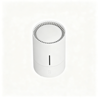 Mini diffuseur d'arômes multifonctionnel à brancher et humidificateur ionisant avec barre d'oxygène, commande par bouton, veilleuse pour voiture, bureau, maison