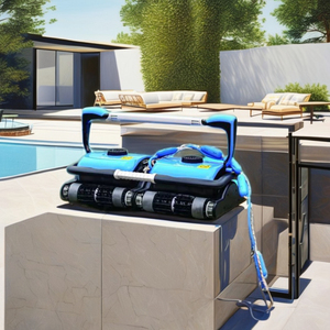 Robot nettoyeur de piscine automatique en plastique de haute qualité avec batterie au lithium 110V/220V HJ4042 pour l'entretien des piscines - Product Image 4