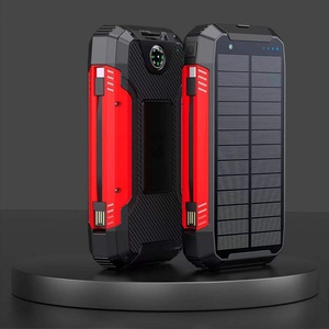 แบตเตอรี่สำรองพลังงานแสงอาทิตย์แบบพกพาสำหรับกิจกรรมกลางแจ้ง ความจุขนาดใหญ่ 15W 30000mAh สำหรับการเดินทาง ขายส่ง - Product Image 5