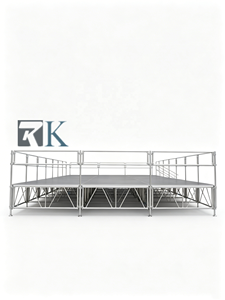 Plataforma de Escenario Portátil de Aluminio con Altura Ajustable para Eventos al Aire Libre - Product Image 2