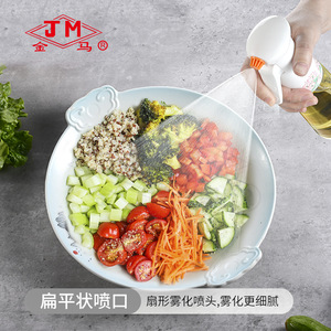 Rociador de aceite Jm serie Jm16, botella de vidrio con diseño floral para dispensar aceite de oliva en la cocina, reutilizable - Product Image 2