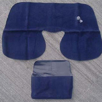 Oreiller gonflable pour le cou, coussin avec poche