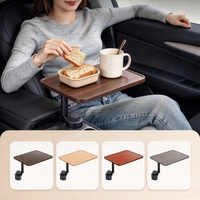 360 °   Table de suspension rotative pour voiture, pour ordinateur portable et porte-gobelet, support multifonctionnel rotatif, accessoire intérieur de voiture
