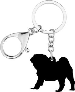 Llavero personalizado con diseño de perro adorable, llavero acrílico para mascotas, decoración de monedero, llavero acrílico para mujer, regalos de encanto - Product Image 5