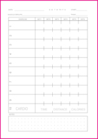 Carnet de Fitness et Planificateur d'Entraînements – Journal d'Exercices Conçu avec Reliure Spirale Wire-O pour Hommes et Femmes – Entraînement Quotidien à la Salle de Sport