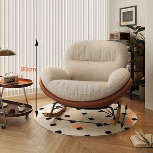 <span class=keywords><strong>Fauteuil</strong></span> simple design de style rétro luxueux <span class=keywords><strong>fauteuil</strong></span> compact <span class=keywords><strong>en</strong></span> plumes pour petits appartements balcon salon - Product Image 3
