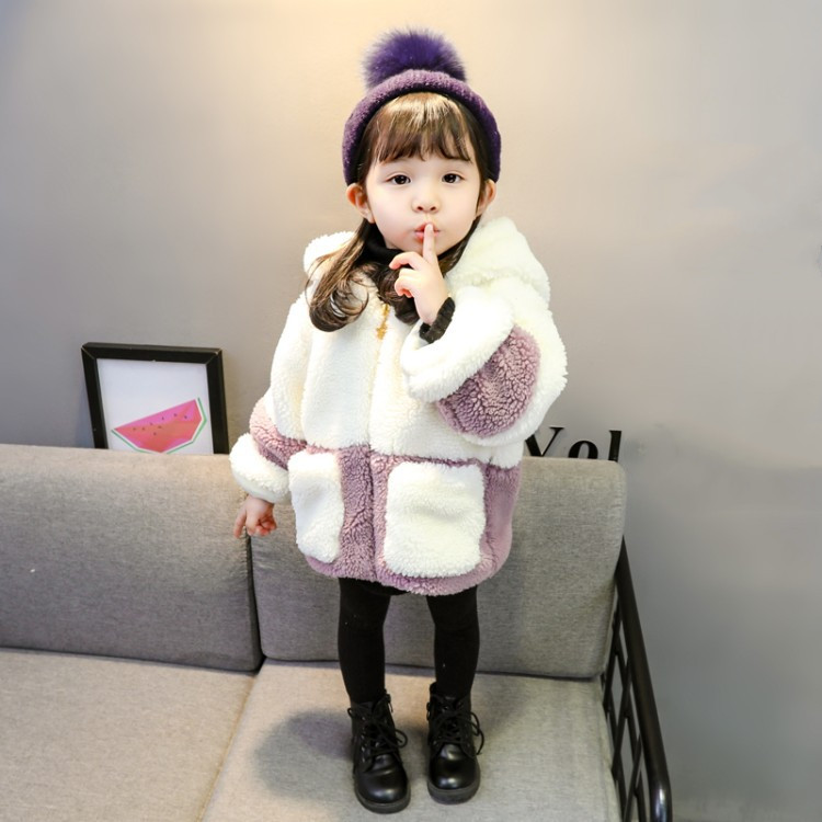 Лидер продаж; милые пальто из искусственного меха для девочек; зимнее детское теплое пальто; оптовая цена