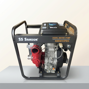 Manual Control SS SAMSON SS8001HPDG High Pressure <b>Water</b> <b>Pump</b> with Diesel Engine 95m Suction Head & 8m Discharge Pipe - Product Image 1